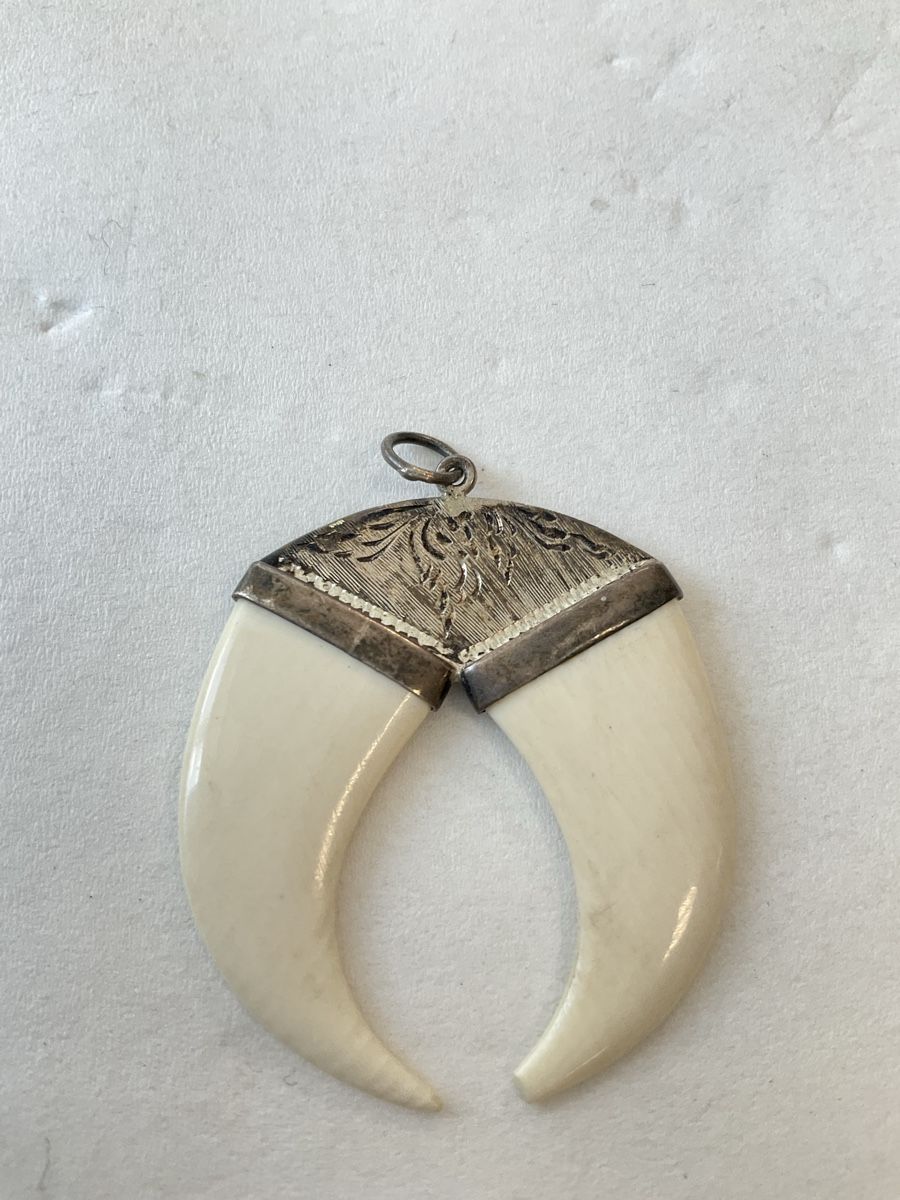 Anhänger: Pendentif double griffe de tigre   – Gebraucht aus Malleray von Robot12 4
