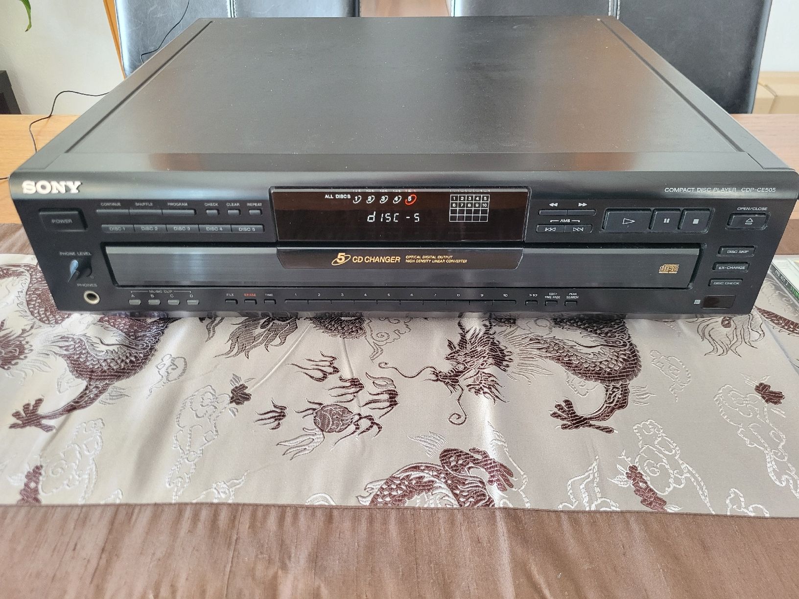 Sony Lettore multimediale & Streamer: SONY 5-fach CD Wechsler CDP-CE505 – Usato da Meilen venduto da sdittmar 3