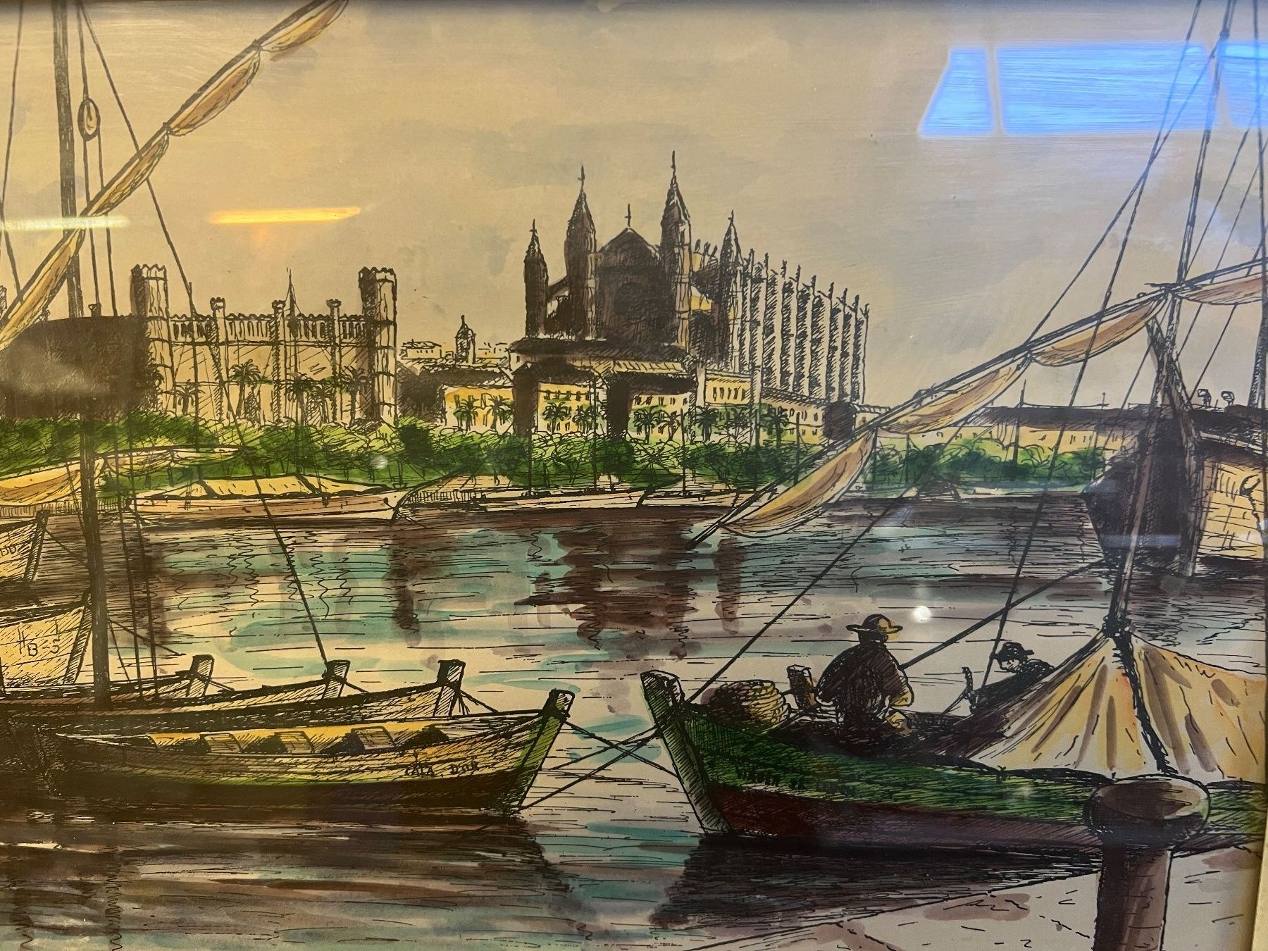 Tableaux: TABLEAU SIGNÉ SANCHO – D'occasion à Genève par Qanil77 3
