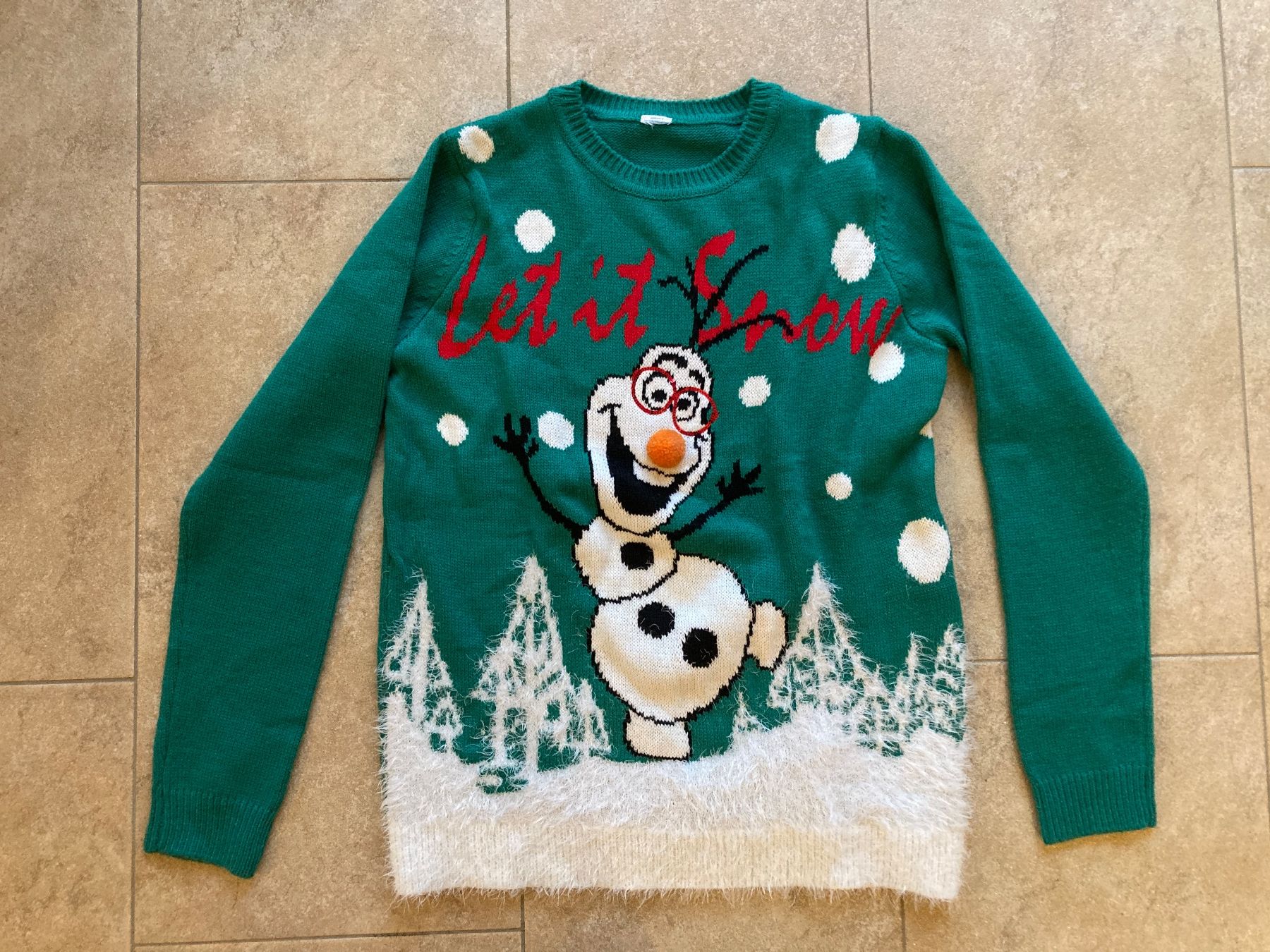Maglioni & Felpe: Winter Pullover mit Olaf Motiv, ca.Grösse M – Usato da Gelterkinden venduto da froggy80