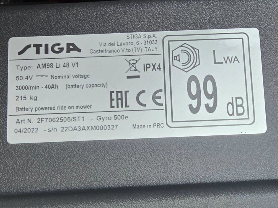 Stiga Tagliaerba: Stiga Gyro 500 e  neu – Usato da Rain venduto da Fafan069 9