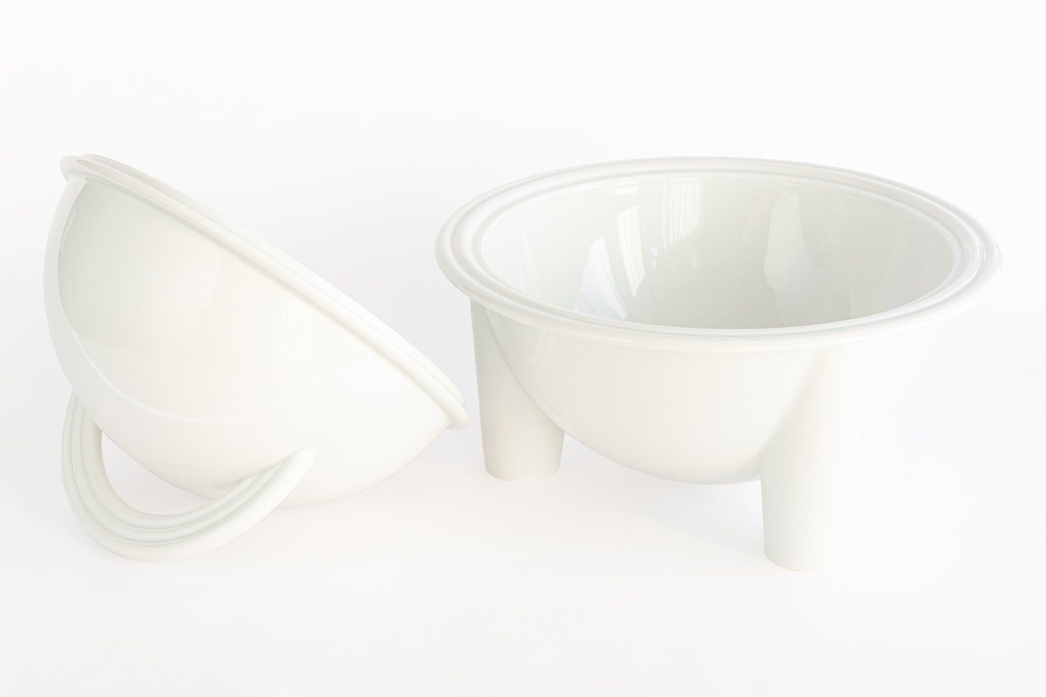 Rosenthal Ciotole: Rosenthal Cupola Suppenterrine mit Deckel weiss – Nuovo (secondo la descrizione) da Oberkirch LU venduto da keyshop1 2