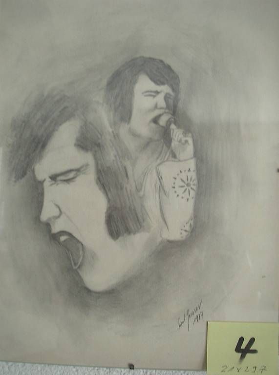 Poster & Bilder: Diverse Elvis Zeichnungen – Gebraucht aus Hinwil von Gresserkurt 2