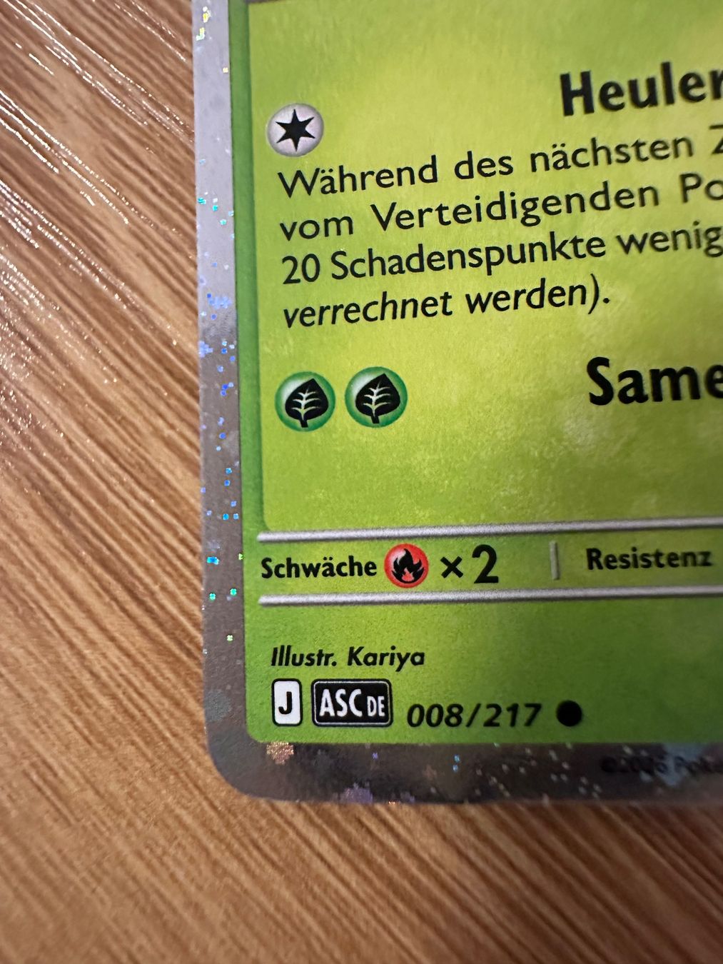 Pokémon Carte collezionabili: Endivie #008/217 NM Deutsch Reverse-Holo – Nuovo (secondo la descrizione) da Winterthur venduto da sah_gn89 3