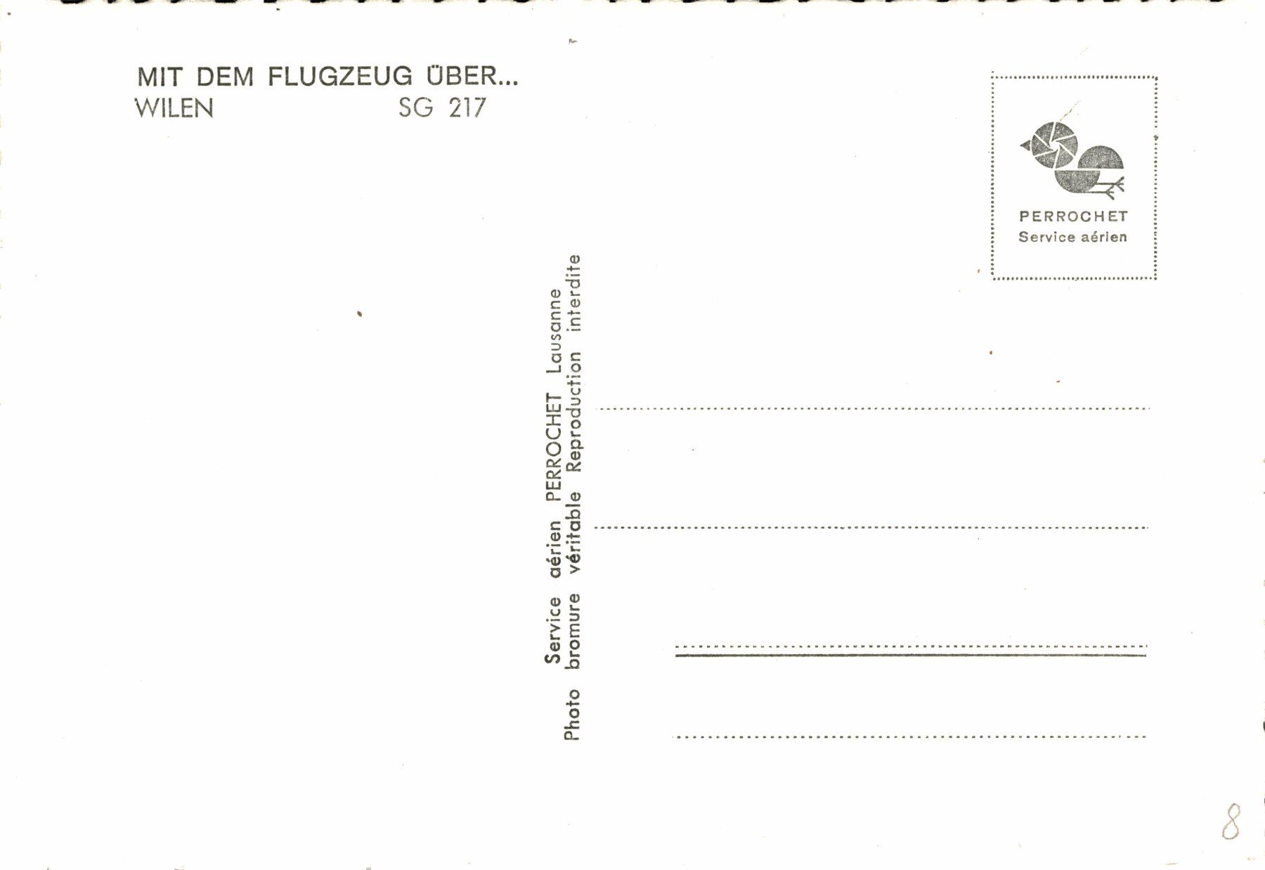 Cartes postales: Mit dem Flugzeug über ... Wilen – D'occasion à Bronschhofen par Astore 1