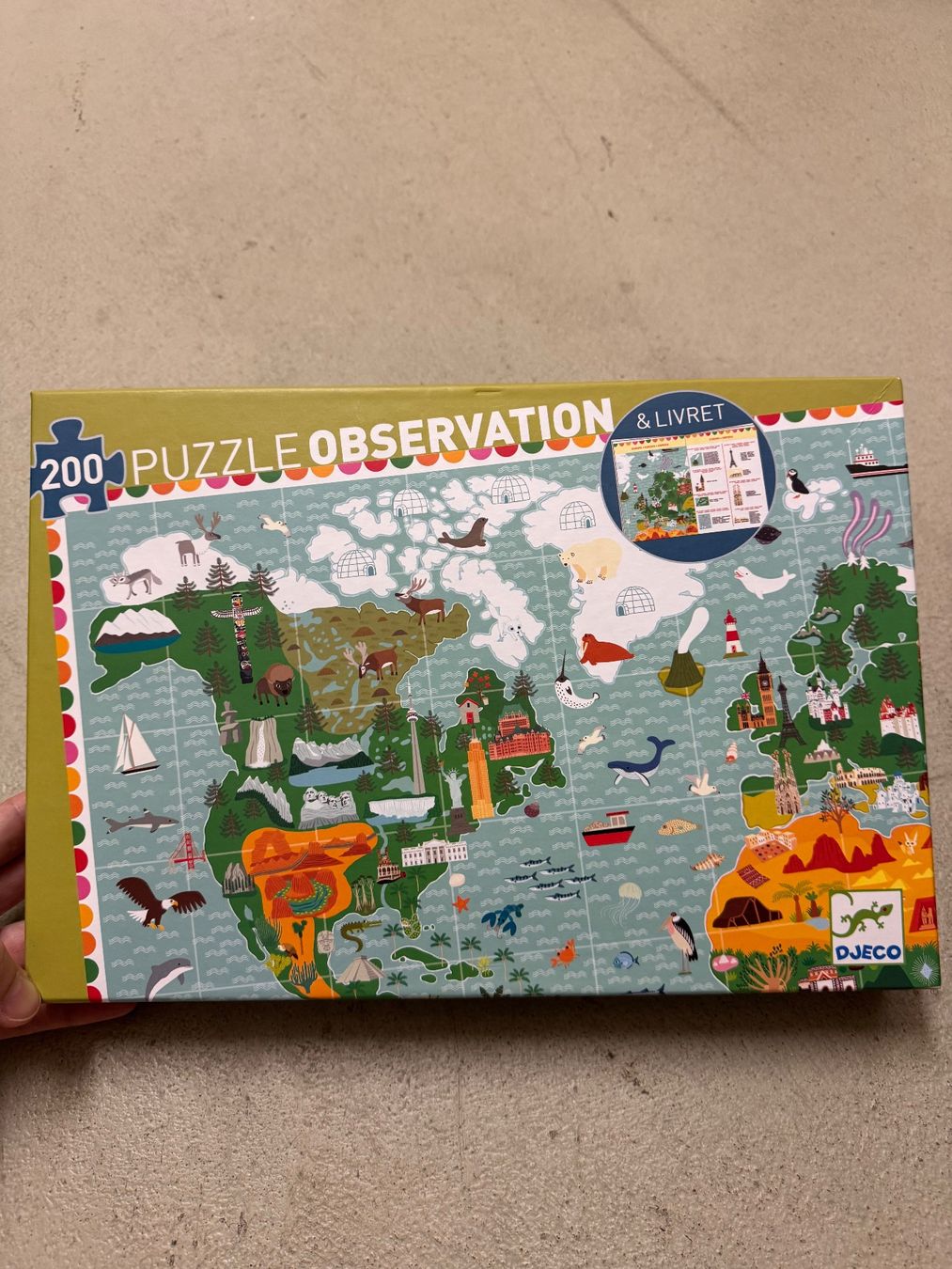 Djeco Puzzles: Puzzle 200 Observation with book – Gebraucht aus Birmensdorf ZH von nan_d5qd