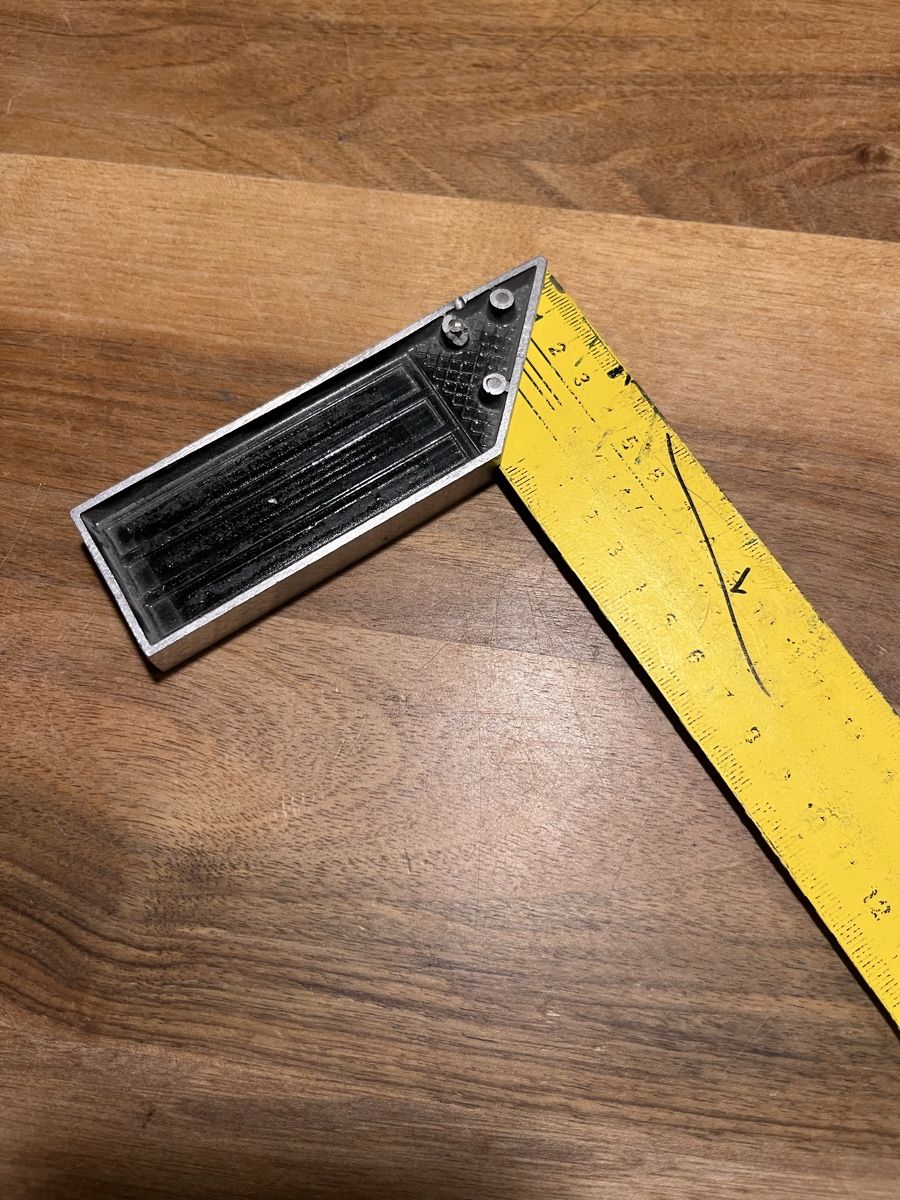 Misurare: Winkellineal gelb Metall Lauffer 30cm gebraucht – Usato da Würenlos venduto da KLG_3TBs 3