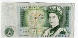 1 One Pound - ENGLAND - CU48 218114