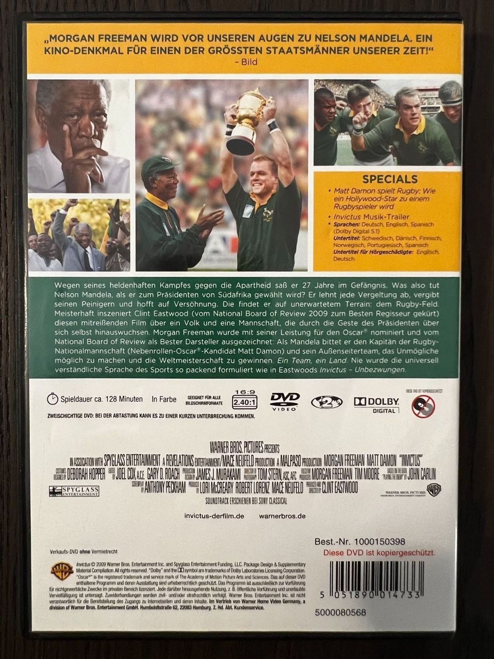 Alle DVDs: Invictus – Gebraucht aus Zürich von FilmFreunde 1