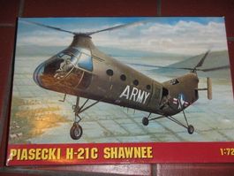 plastic model kit scale 1/ 72 chematic PIASECKI H 21 C SHAWN