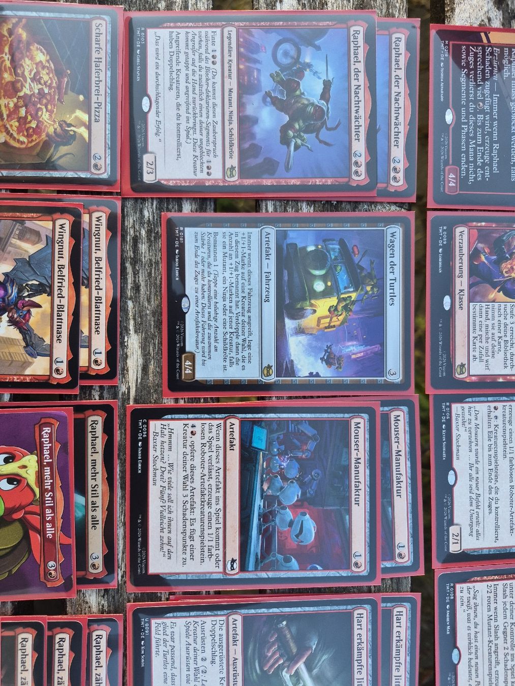 Magic The Gathering Sammelbilder & Trading cards: MTG TMNT Raphael Deck Deutsch NM + Gratis Pin – Gebraucht aus Savigny von loi_7wxv 3