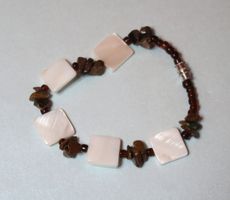 Armband Perlmutt/Tigerauge