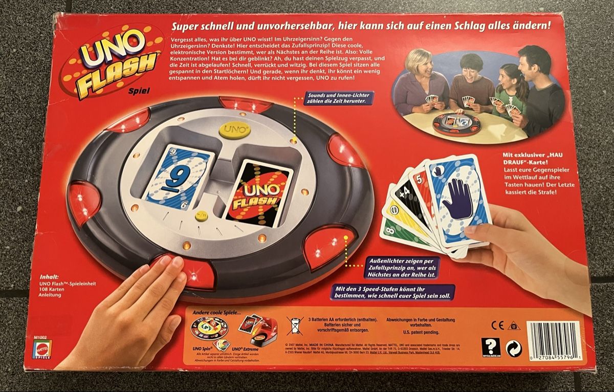 Mattel Spiele: UNO Flash, originalverpackt – Neu und originalverpackt aus Hünenberg See von spartakus02 1