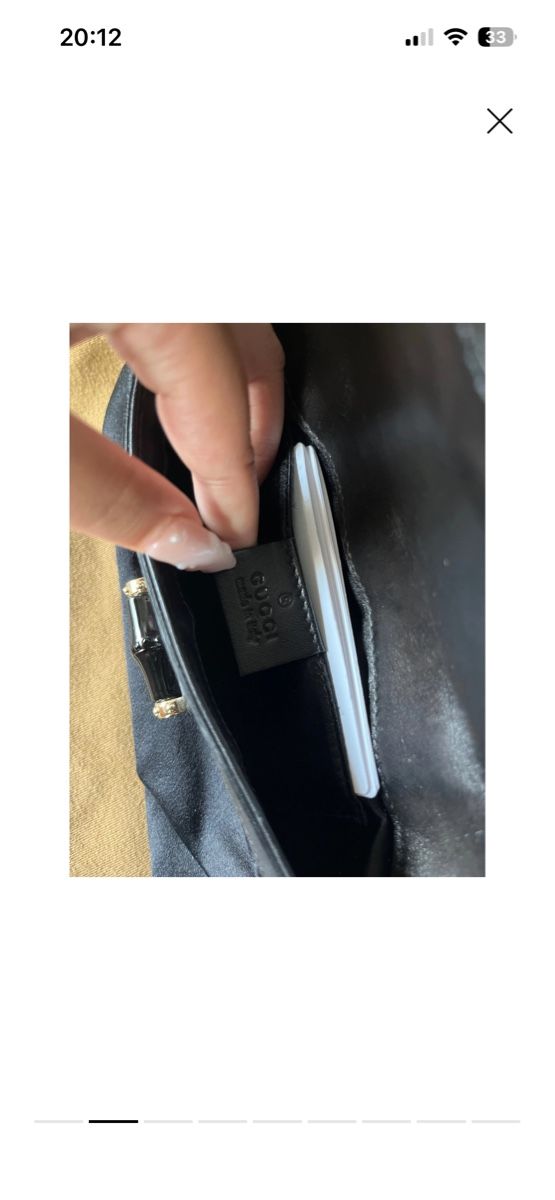 Gucci Borse da donna: Pochette noire Gucci  – Usato da Lausanne venduto da Manonpiq 6