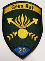 Gren Bat 20 Blau Badge Schweizer Armee Grenadier Abzeichen