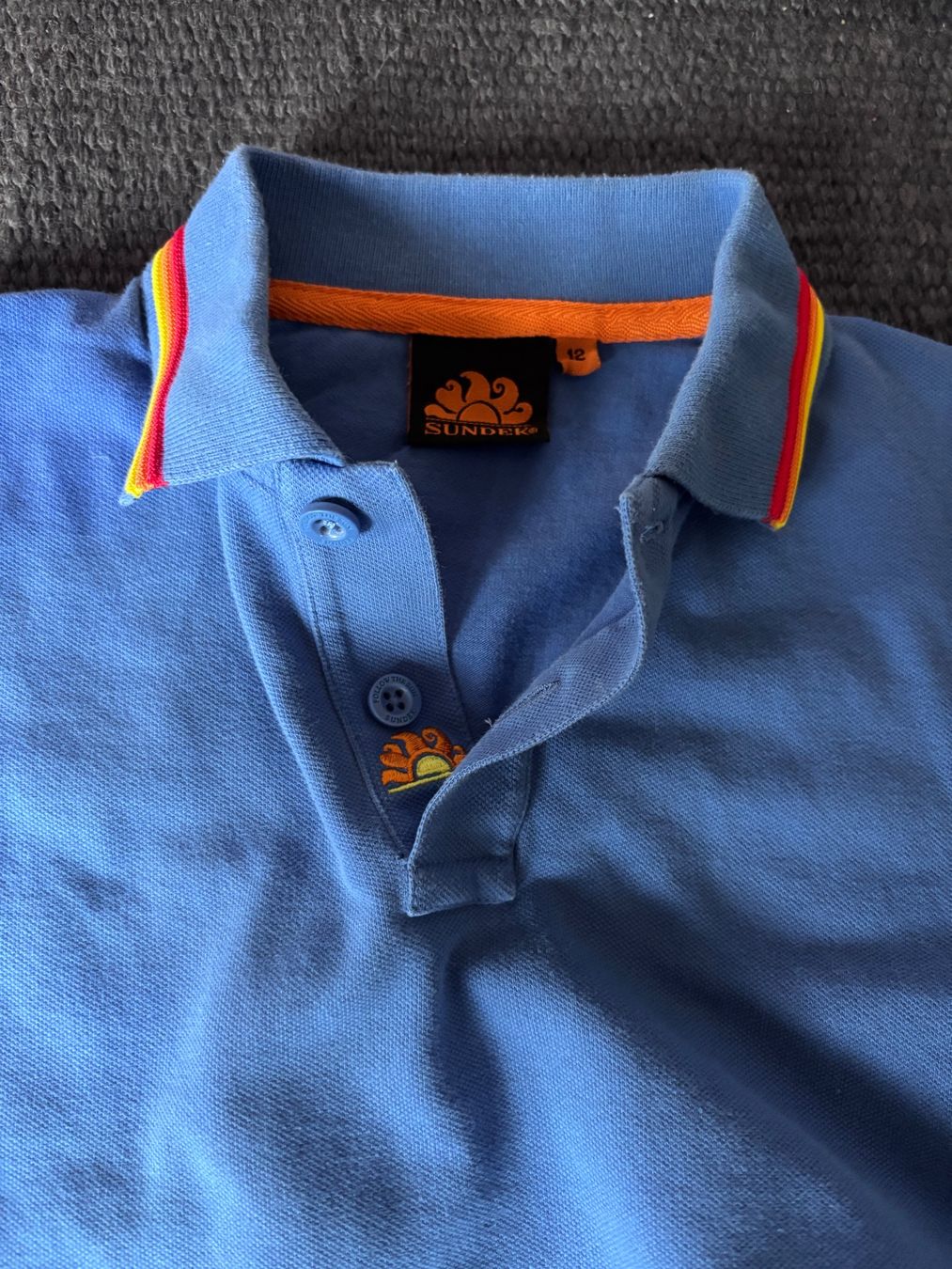 Hemden, T-Shirts & Polos: SUNDEK Polo Shirt blau 12 – Gebraucht aus Bennau von Fury3 3