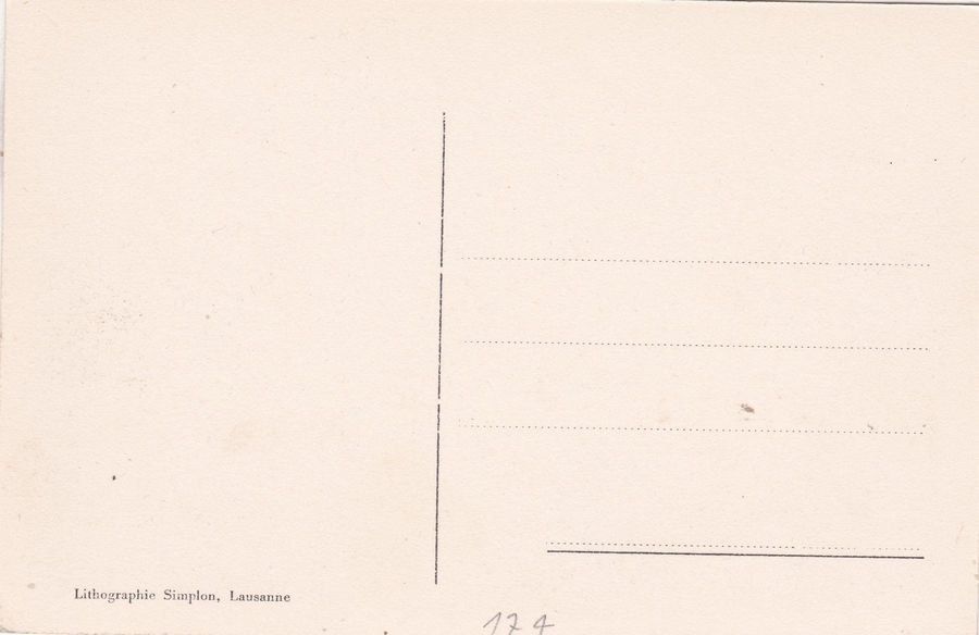 Cartoline postali: Lausanne, Bois-Cerf, vers 1920 – Usato da Frauenfeld venduto da POML 1