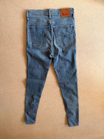 Levi's Jeans Mile High Super Skinny Grösse 28x34 blau