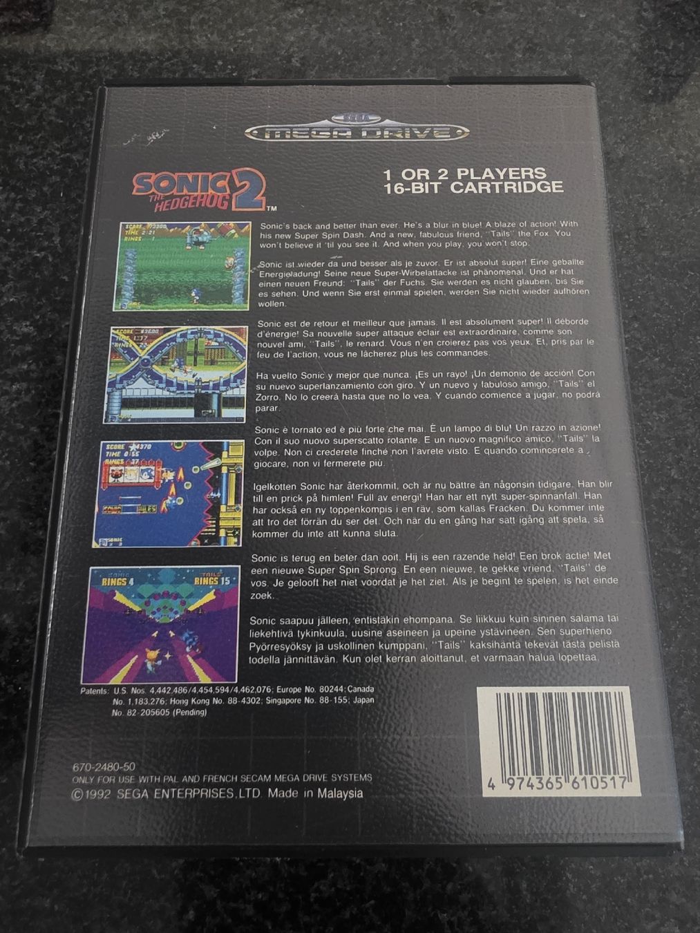 Spiele: Sonic 2 Megadrive – Gebraucht aus Chavornay von Crash37 1