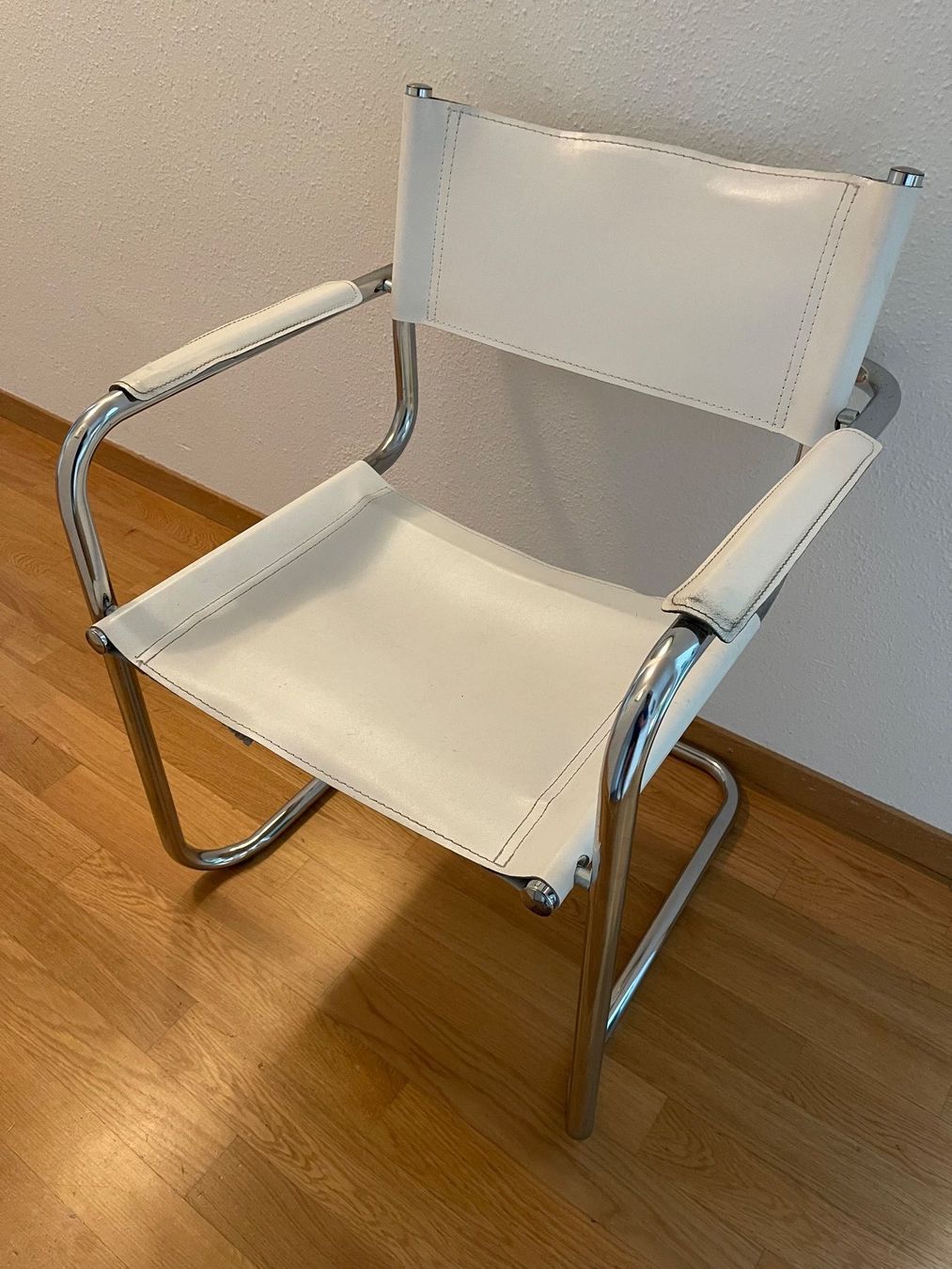 Sedie: Freischwinger Stühle Weiss x 6 Stück – Usato da Luzern venduto da mic_7nlp