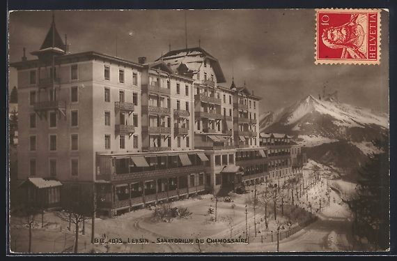 Cartes postales: AK Leysin, Sanatorium du Chamossaire – D'occasion à Berlin par bartko-reher