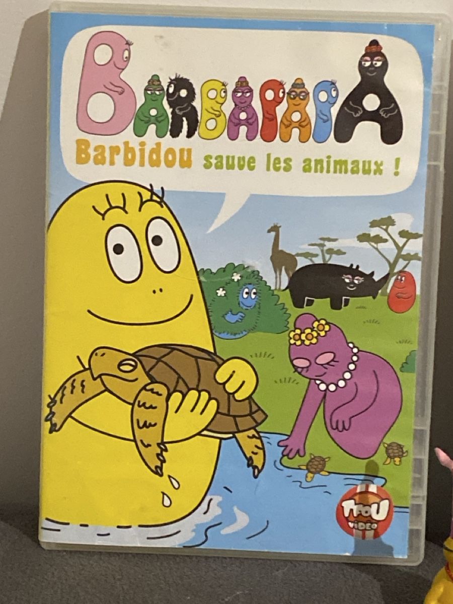 Tutti i DVDs: Lot de 3 DVD Barbapapa + figurines – Usato da Fribourg venduto da Ldan 1
