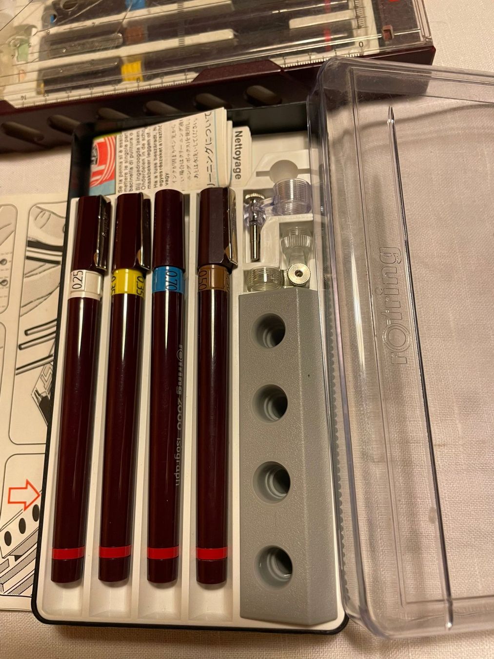 Rotring Penna & Evidenziatori: Rotring, Zeichensets – Usato da Ebnat-Kappel venduto da carastellabella 1