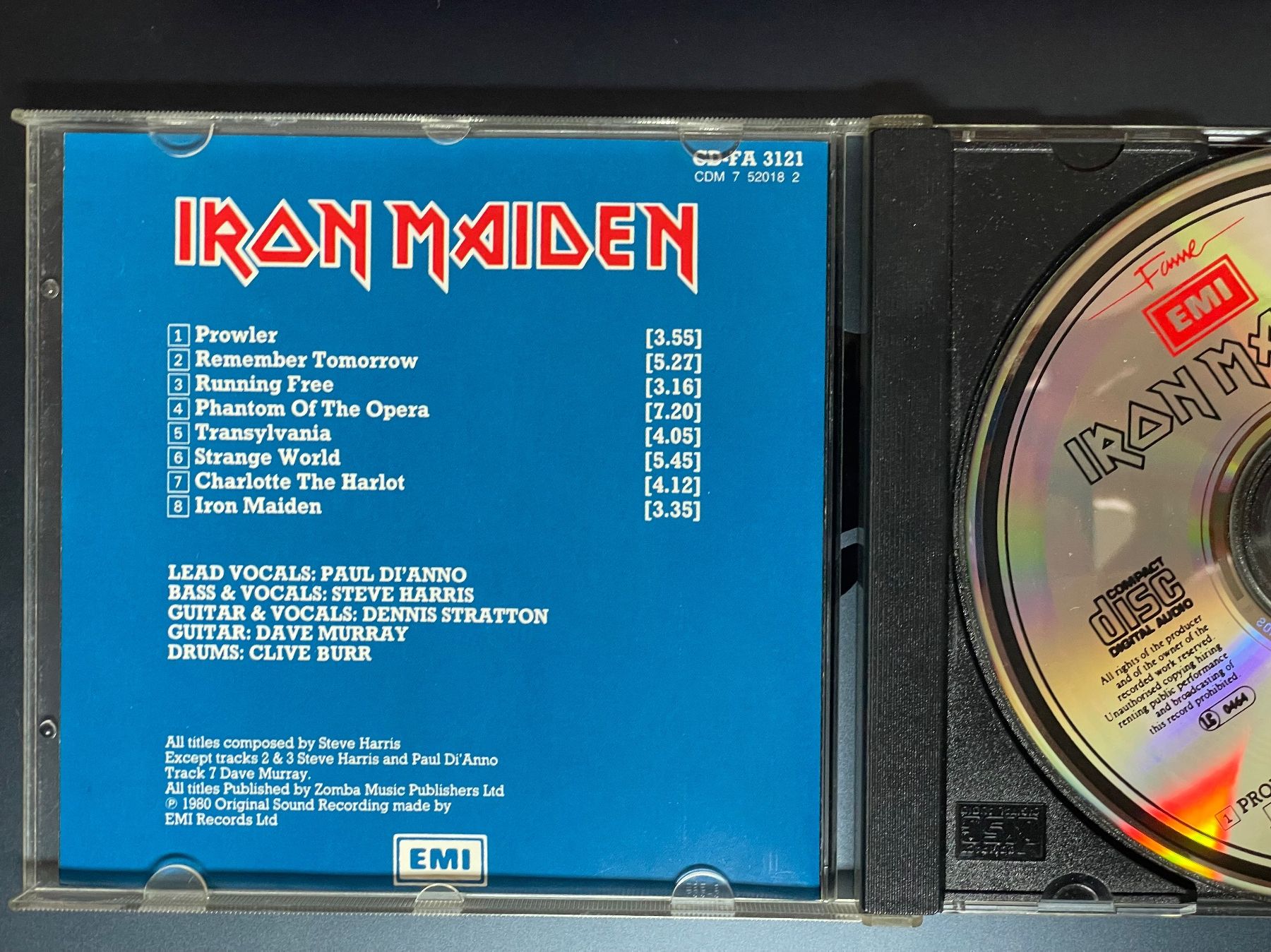 CD: Iron Maiden 1.Pressung – Usato da Muri b. Bern venduto da AdidasCollector 1