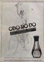 Vintage Reklame, Odo-ro-no, Sumiswald, Rad, Velo, 1945