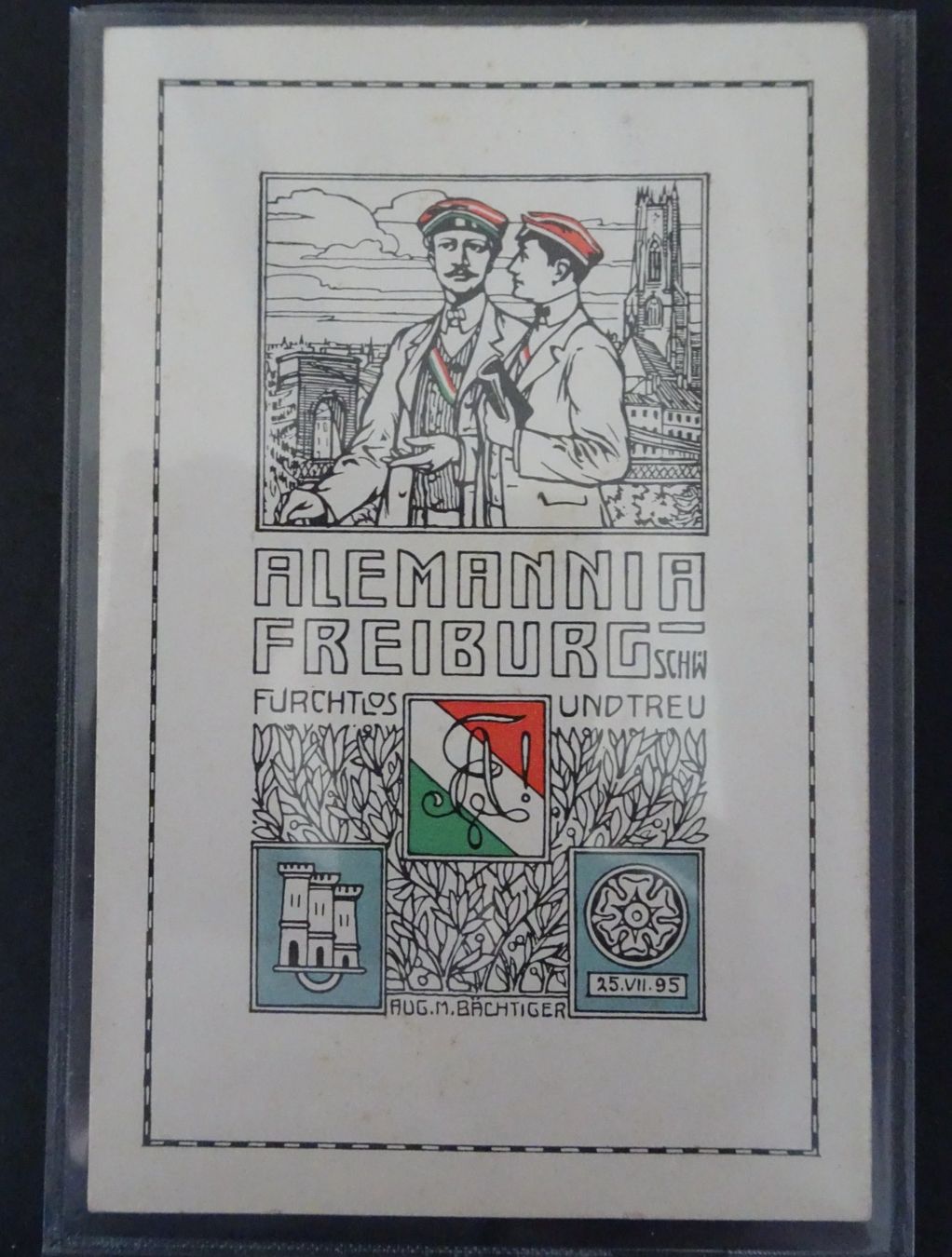 Cartoline postali: Studentika Alemannia Freiburg – Usato da Feldbrunnen venduto da MarcusSO