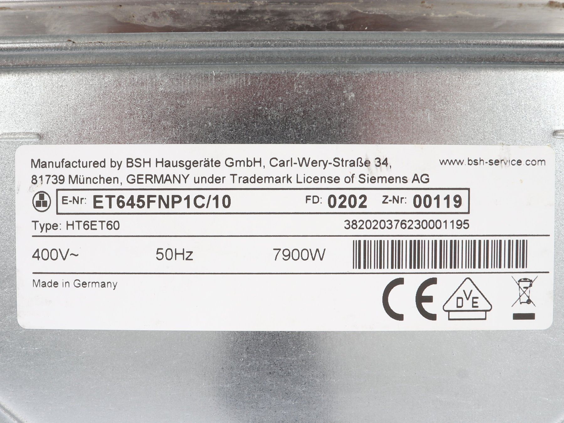 Siemens Herde: SIEMENS SCHOTT CERAN Kochfeld – Gebraucht aus Steinen von Restwert_Steinen 6