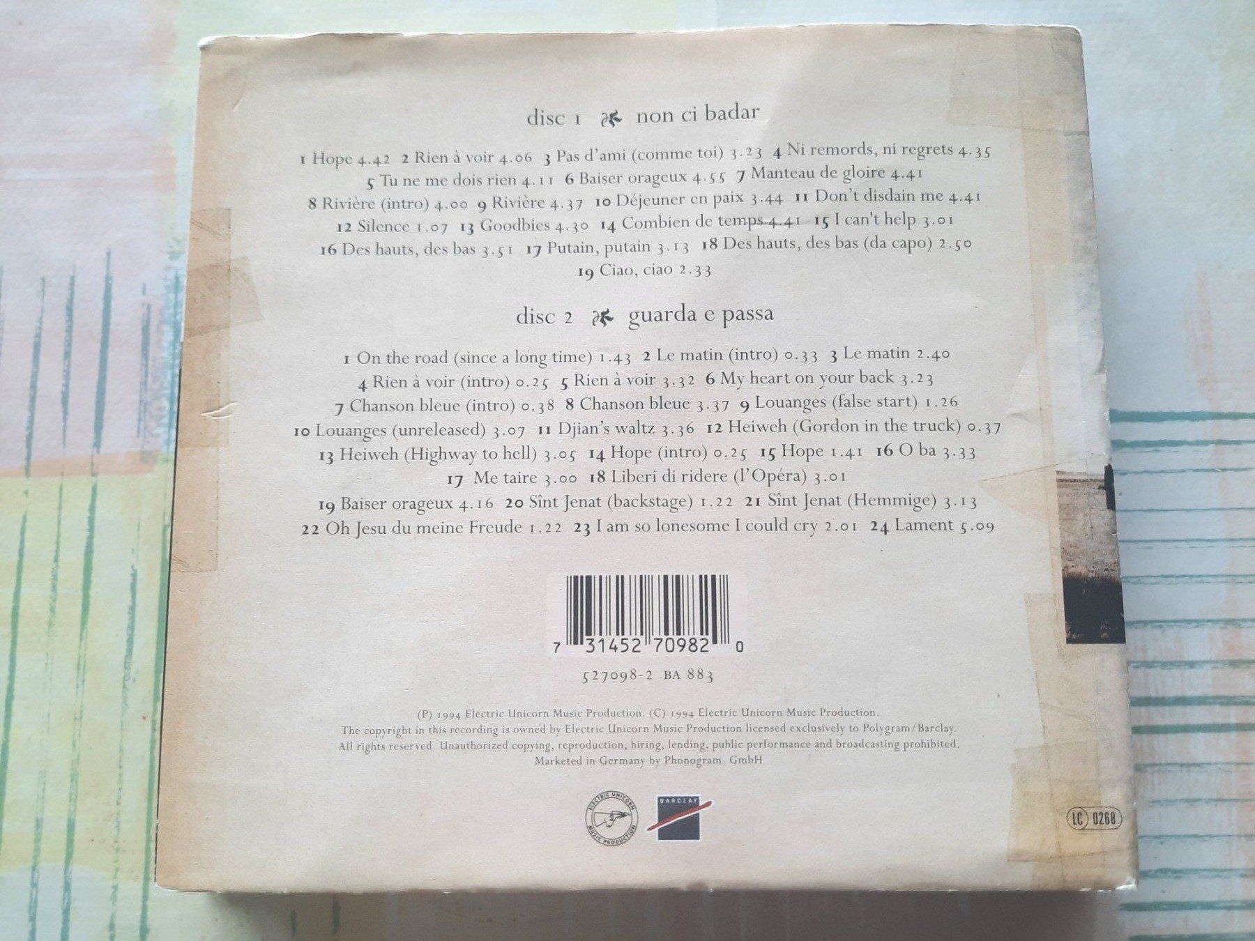 CD: CD Stephan Eicher - No ci badar, guarda e passa – Usato da Pully venduto da bro_n52j 1