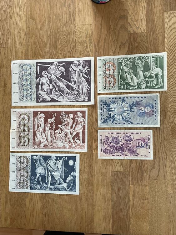 Alte Banknoten Schweiz Kaufen Auf Ricardo