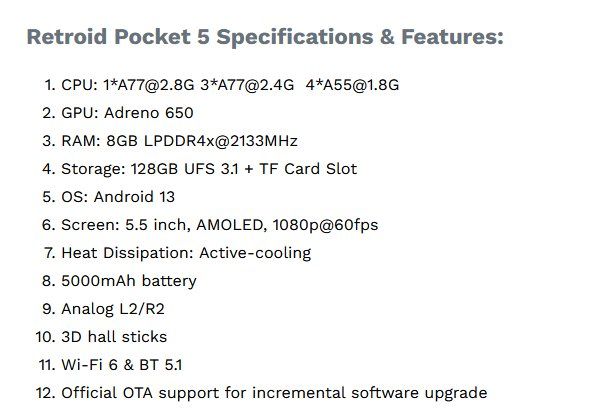Retroid Konsolen: Retroid Pocket 5 BLACK Occasion – Gebraucht aus Rennaz von DYL-HOOKYE 6