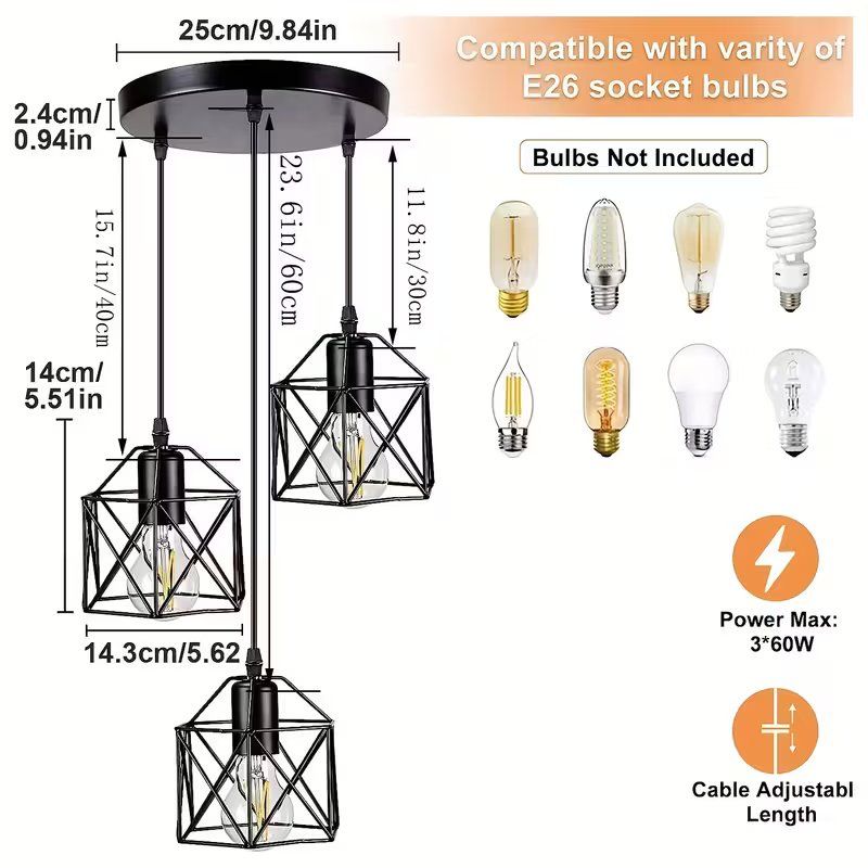 Lampadari & plafoniere: Industrielle Pendelleuchte LED, verstellbar Pendellampe – Nuovo e nell'imballaggio originale da Genève venduto da Top-Trend 2
