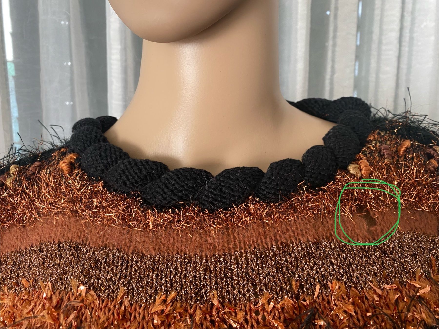 Maglioni & Felpe: Perfekter Auftritt - UNIKAT - HAND MADE Strickpulli, M/L – Usato da Winkel venduto da ferrari2022 3