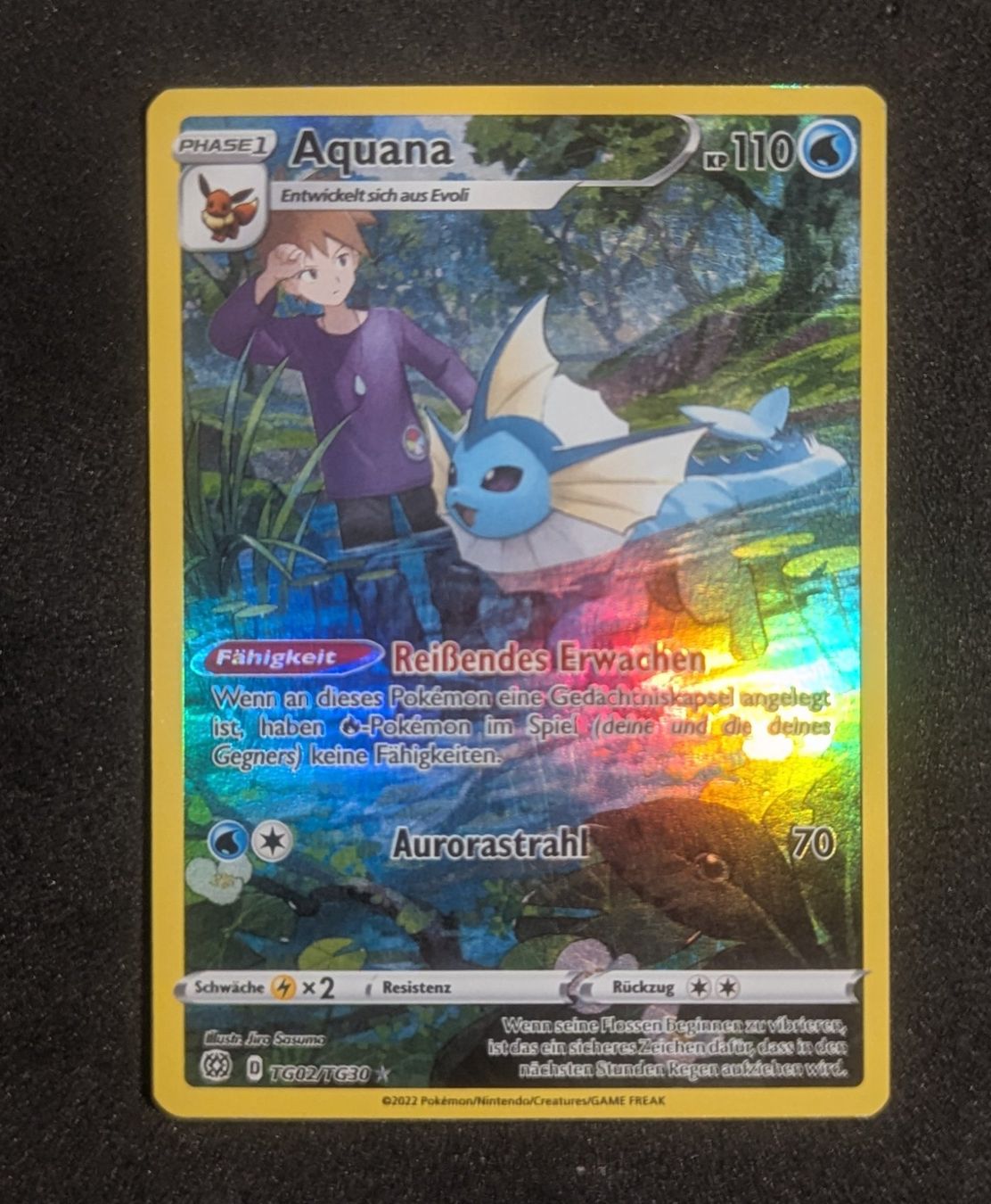 Pokémon Cartes à collectionner: Vaporeon TG02/TG30 DE – D'occasion à Zürich par printz7