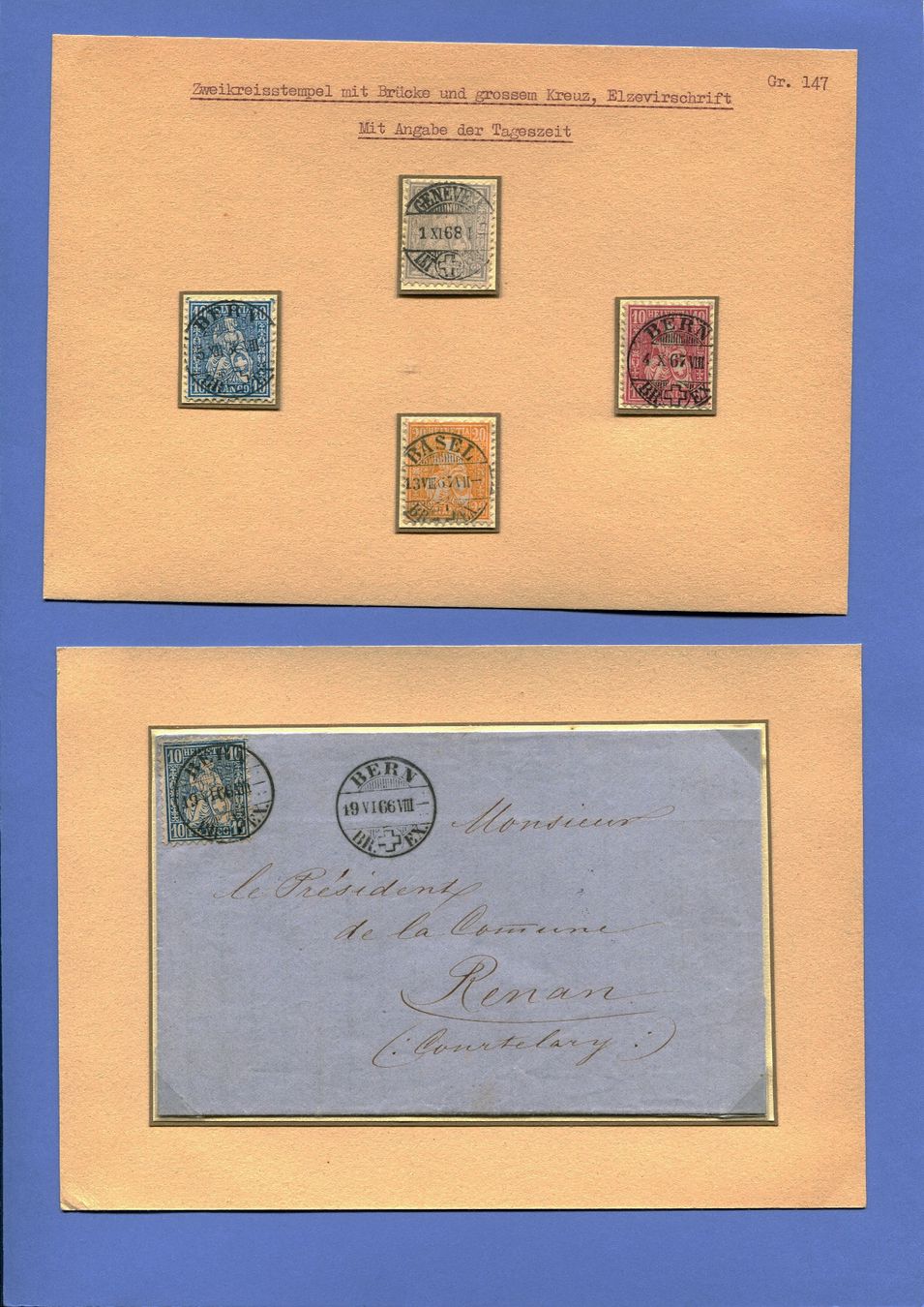 Timbri: Zweikreisstempel Gr. 147 – Usato da Maggia venduto da philtrade