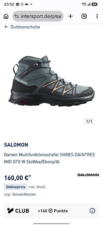 Herrenschuhe: Salomon Gr. 41 1/3 E MID GTX Wanderschuhe – Gebraucht aus Liestal von kwonn 2