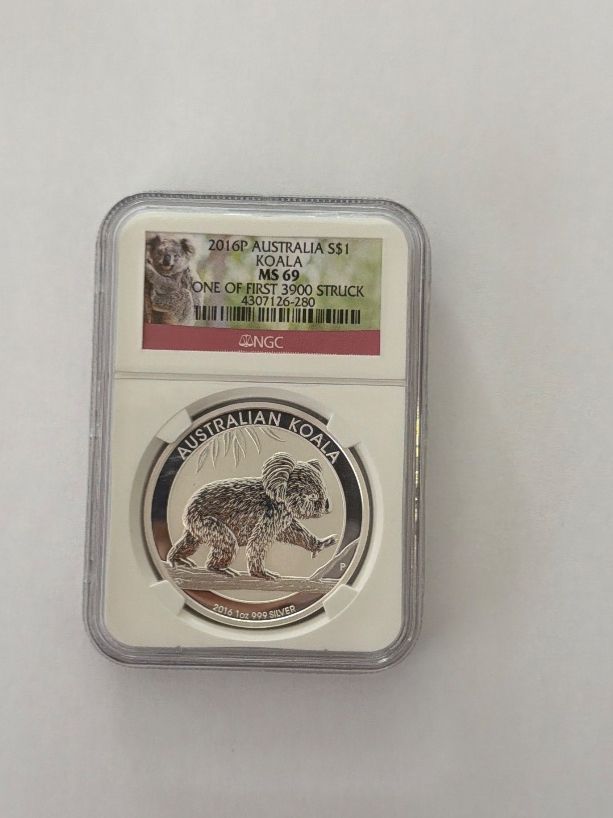 Alle Münzen: (2965) 1 Unze Australia Koala, MS69 – Gebraucht aus Rüthi (Rheintal) von erdnuessli1