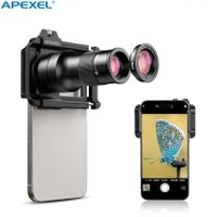 Apexel 2in1 Smartphone Kamera Teleskop Objektiv 6x