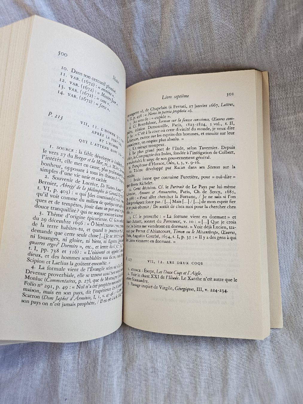 Libri: Fables de La Fontaine, Edition Folio – Usato da La Joux FR venduto da car_ck96 2