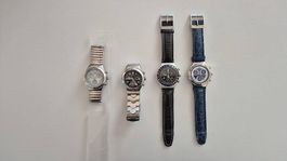 4x Swatch Irony Chronograph  Vintage Konvolut