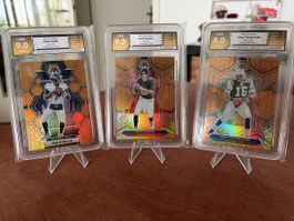 3 NFL Karten - Cousins, Testaverde, Willis - C3G8/9