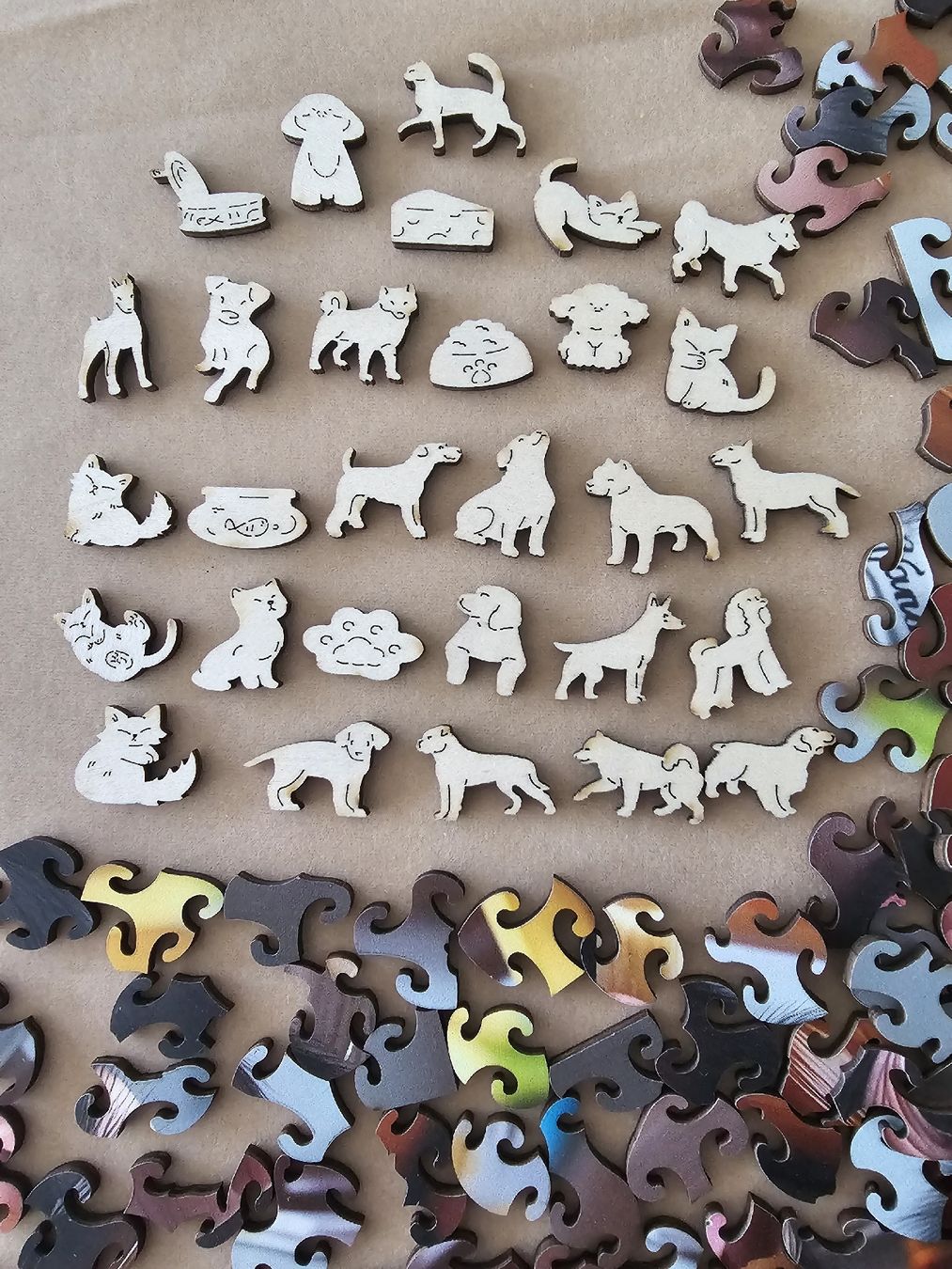 Puzzle: süsses Holzpuzzle "Baby Affe" 500 Teile – Nuovo (secondo la descrizione) da Bütschwil venduto da Taranabo 1