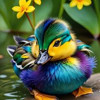 Diamond Painting Wild Ente-1-30x30-726