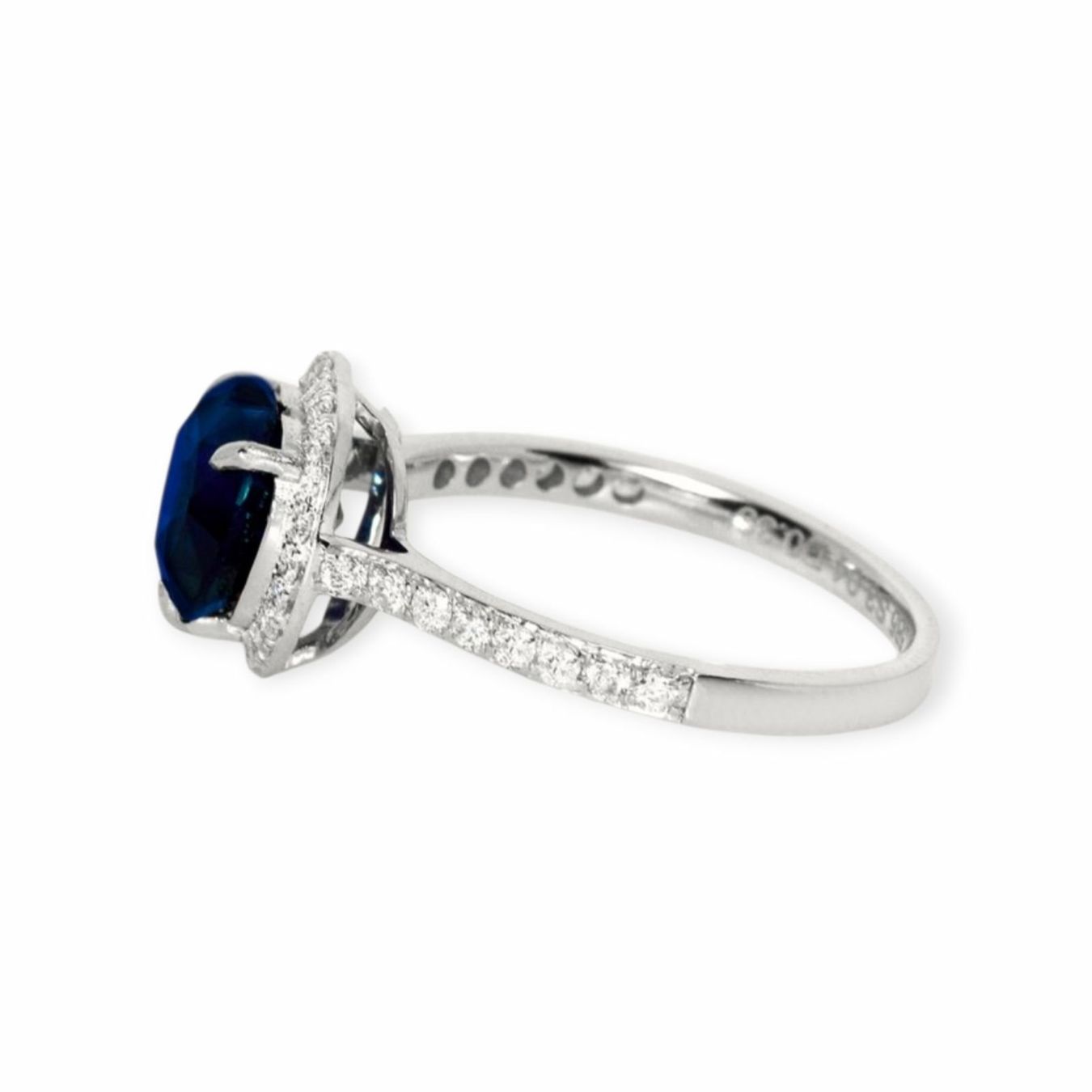 Anelli: Saphir-Ring 14k Weissgold 3,04ct – Nuovo e nell'imballaggio originale da Illnau venduto da Juwelier_Mahler_GmbH 2