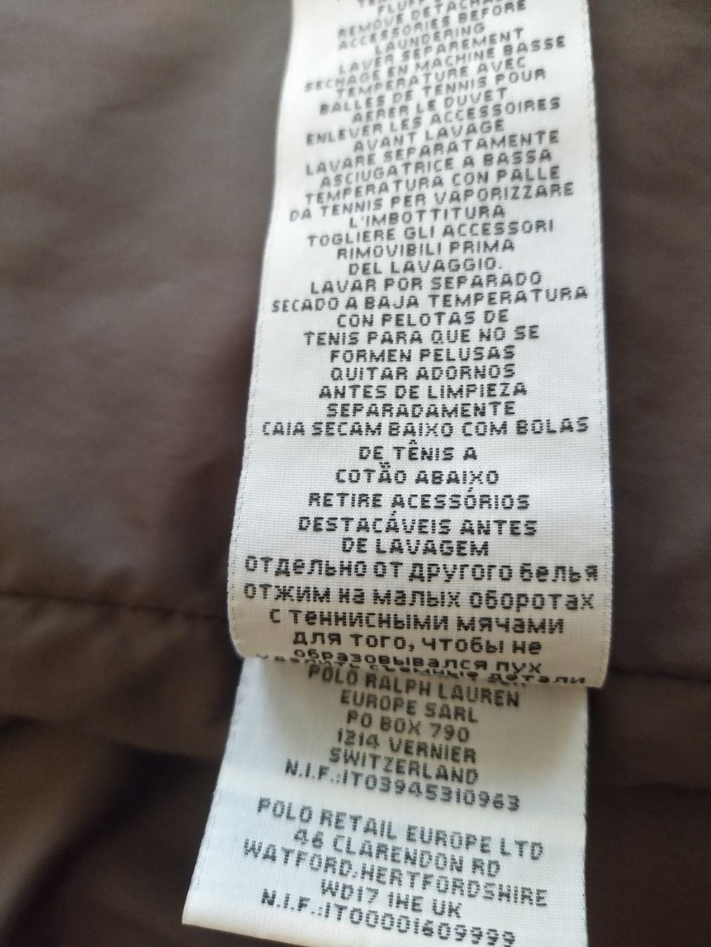 Ralph Lauren Giacche: Piumino RALPH LAUREN – Usato da Figino venduto da Palotta 3