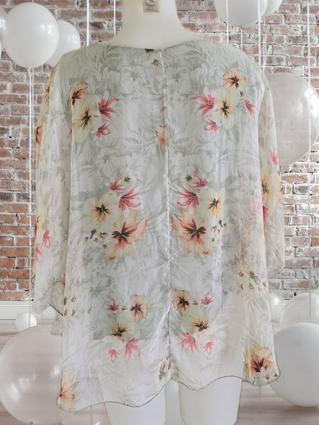 Camicette: Sommerliche Bluse, Blumenmuster, luftig-leicht, Gr. M – Nuovo (secondo la descrizione) da Aarburg venduto da Hystoria 1