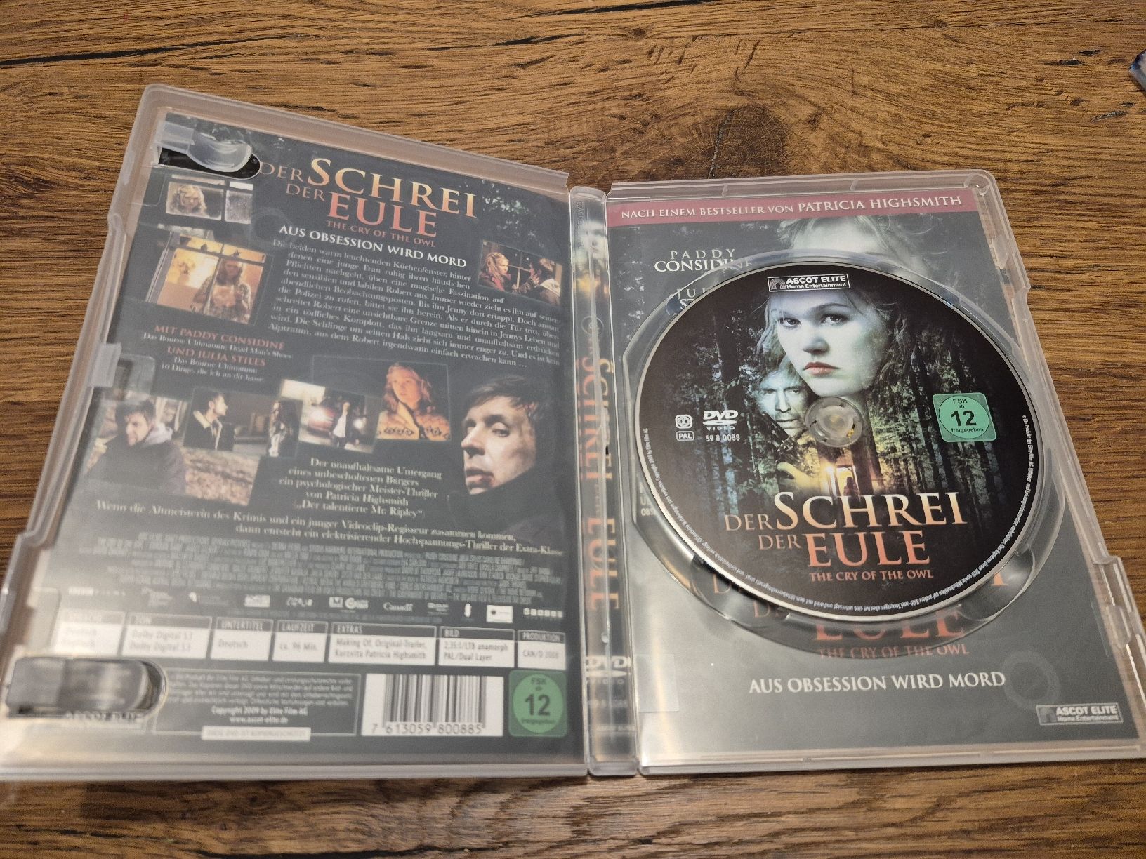 Tutti i DVDs: Der Schrei der Eule - Julia Stiles (DVD)  – Usato da Oberembrach venduto da giu_7ksd 2